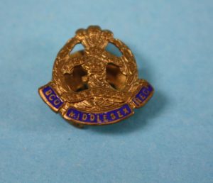 WW2 British Middlesex regiment sweetheart brooch