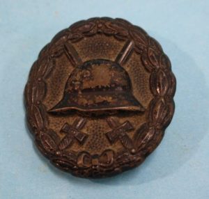 WW1 German wound badge in black