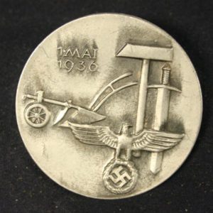 WW2 German party badge “Tag der Arbeit” (labor day) 1936