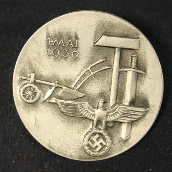 WW2 German party badge “Tag der Arbeit” (labor day) 1936