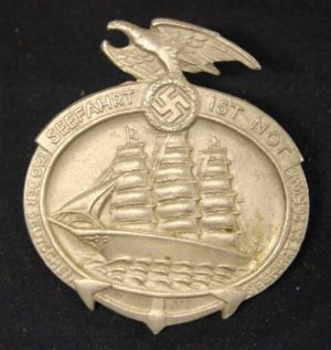 WW2 German party badge “Tag der Seefahrt” (maritime day) 1935