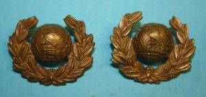 WW2 British Royal Marines Commando’s collar badges set