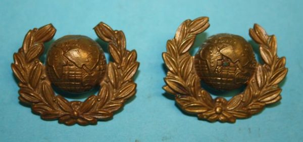 WW2 British Royal Marines Commando’s collar badges set