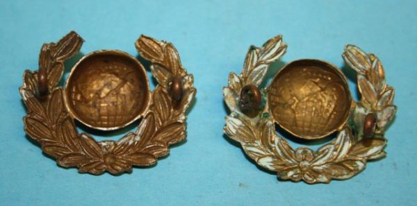 WW2 British Royal Marines Commando’s collar badges set - Image 2