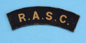 WW2 British printed RASC badge