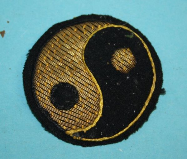 Embroidered Yin Yang badge