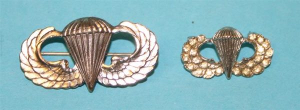 WW2 U.S. airborne sweetheart jump wings
