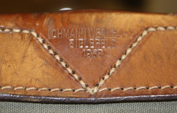 WW2 German Back-pack with animal skin NAMED - Image 3