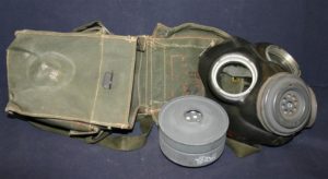 WW2 British jungle light weight gasmask