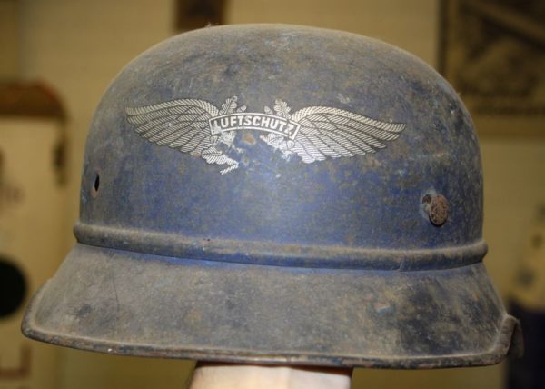 WW2 German Luftschutz helmet