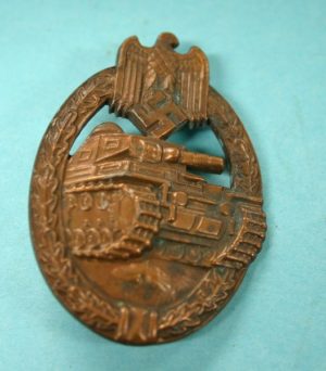 WW2 German Panzer Assault Badge - marked
