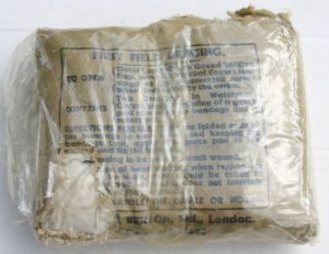 WW2 British shell dressing No.2