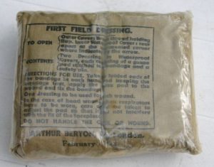 WW2 British shell dressing No.4