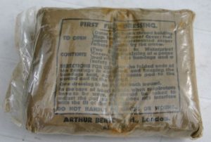 WW2 British shell dressing No.5