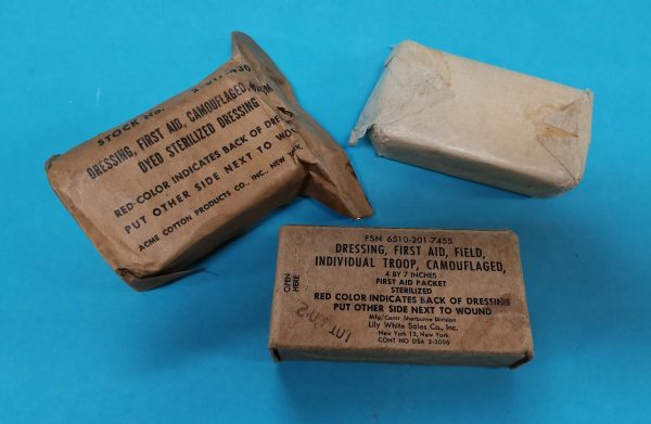 U.S. different first aid dressings