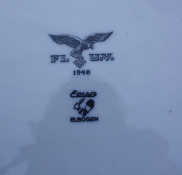 WW2 German square Luftwaffe dish - Image 3