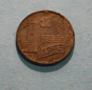 WW2 Dutch 1 cent coin (2)