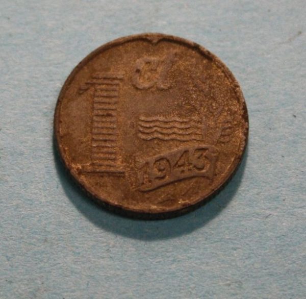 WW2 Dutch 1 cent coin (2)