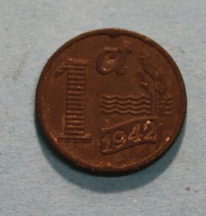 WW2 Dutch 1 cent coin (3)