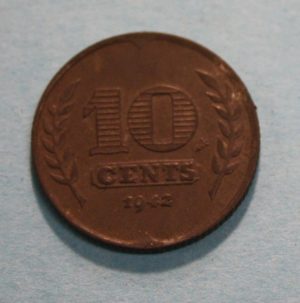 WW2 Dutch 10 cent coin (1)