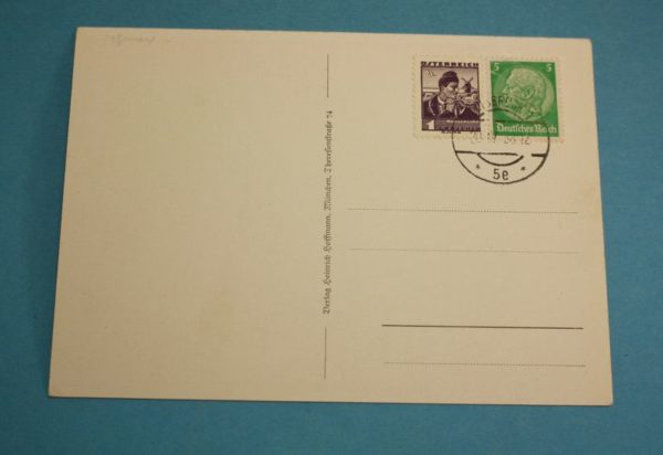 WW2 German postcard Volk steht zu Volk - Image 2