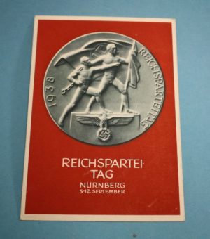 WW2 German postcard Reichsparteitag 1938