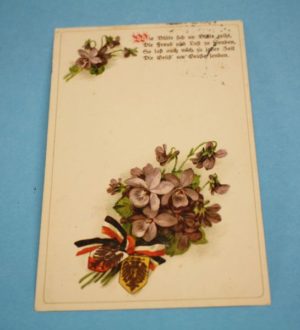 WW1 German oktober 1917 dated postcard