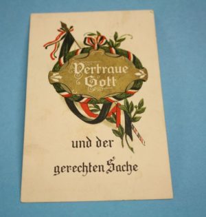 WW1 German june 1916 dated postcard