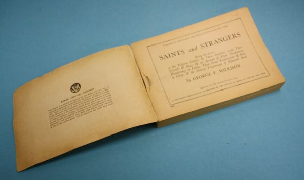 WW2 U.S. paperback “Saints and Strangers” - Image 3
