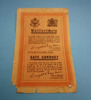 WW2 U.S. safe conduct pass