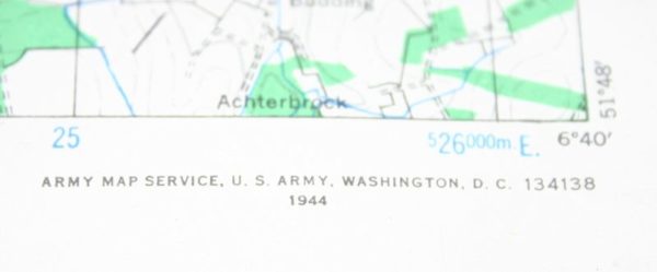 U.S. WW2 dated roadmap “Bocholt” - Image 4