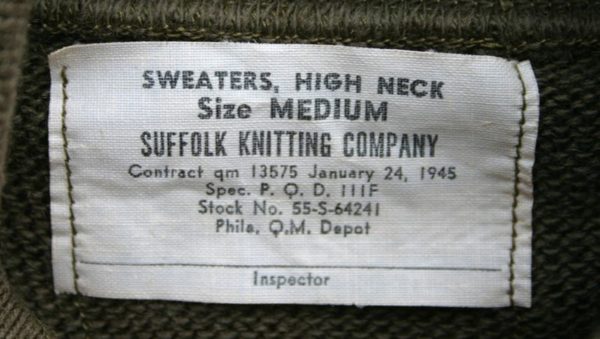 WW2 U.S. high neck sweater No.9 - Image 4