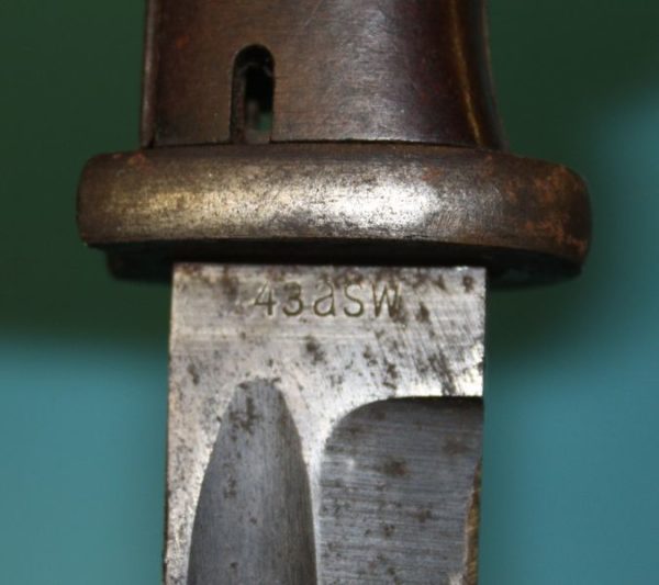 WW2 German K98 bayonet with scabbard and frog No.2 - Image 8