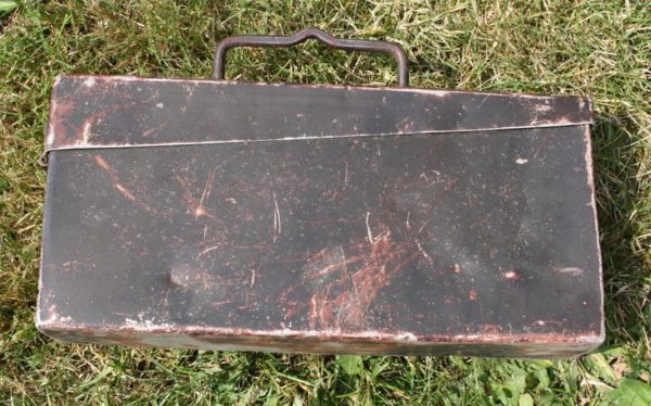 WW2 German machinegun ammo box - Image 11