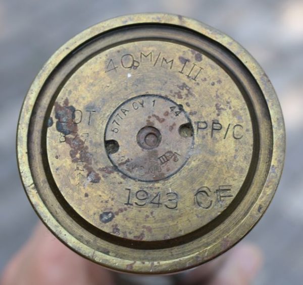 WW2 British 40mm shell trench art - Image 3