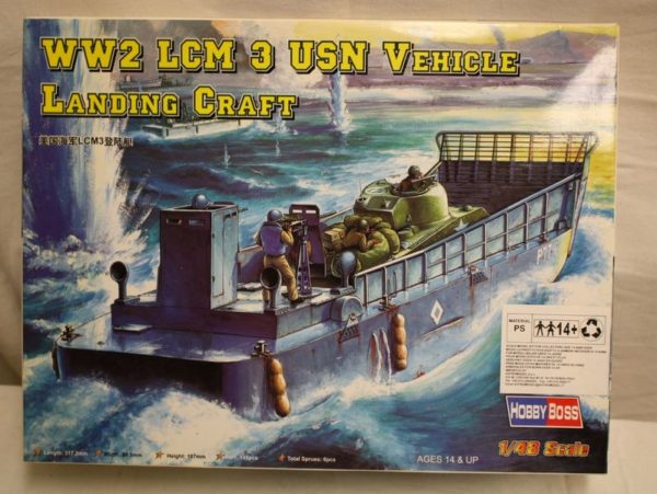 WW2 LCM 3 USN vehicle landing craft