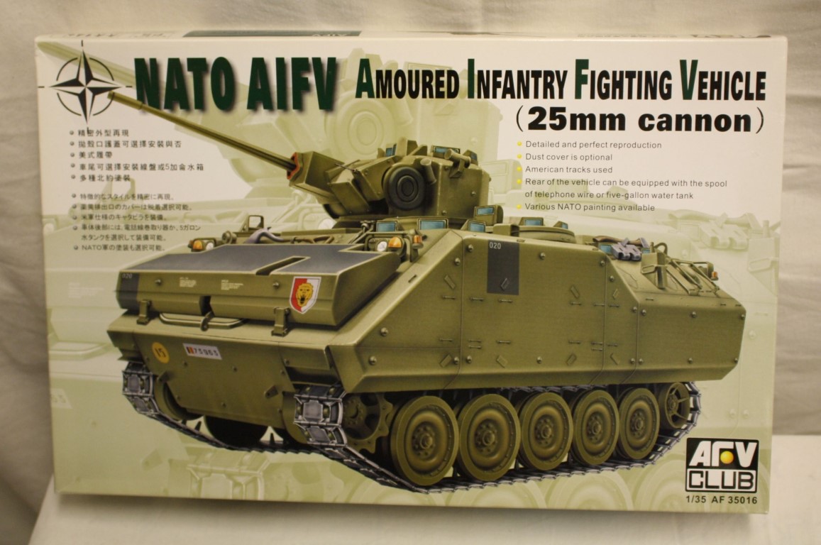 １／35　ＮＡＴＯ　ＡＩＦＶ　ＡＭＯＵＲＥＤ　ＩＮＦＡＮＴＲＹ　ＦＩＧＨＴＩＮＧ　ＶＥＨＩＣＬＥ（25mm　cannon） AFV Club NATO Armoured Infantry Fighting Vehicle 25mm Cannon