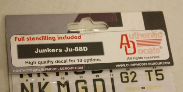 Junkers Ju-88D DECALS - Image 2
