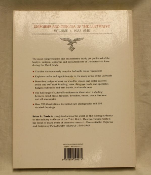 Uniforms and insignia of the Luftwaffe Volume 1: 1933-1940 - Image 2