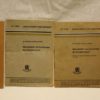 Set of 4 Dutch Military court booklets
