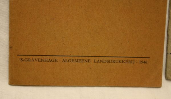 Set of 4 Dutch Military court booklets - Image 2