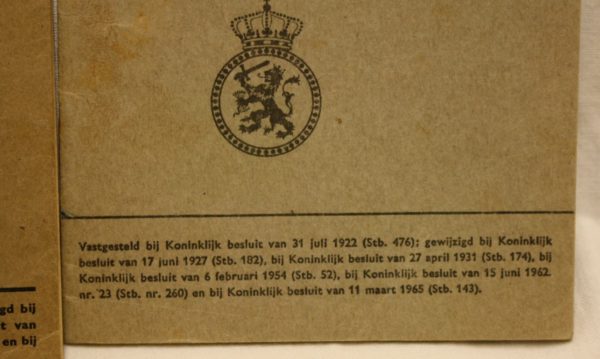 Set of 4 Dutch Military court booklets - Image 3