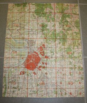 WW2 Dutch map of East Hulst