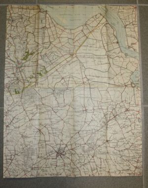 WW2 Dutch map of West Hulst