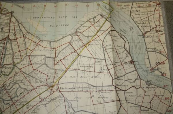 WW2 Dutch map of West Hulst - Image 2