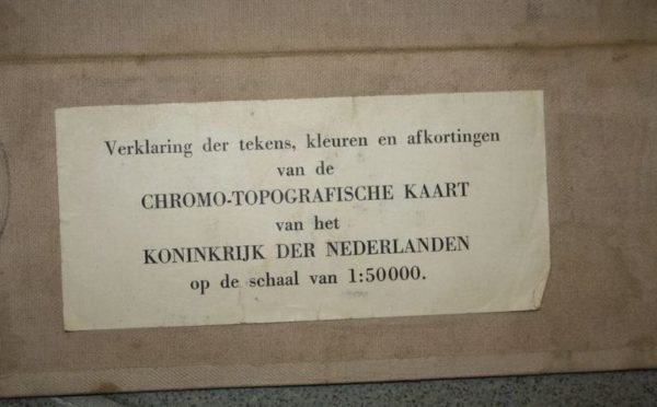 WW2 Dutch map legend - Image 3