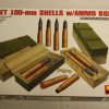 soviet 100mm shells w/ammo boxes