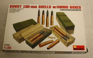 soviet 100mm shells w/ammo boxes