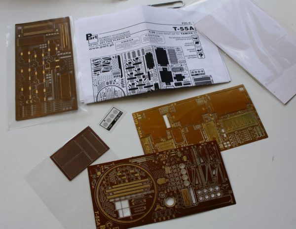 Detail set for T-55A