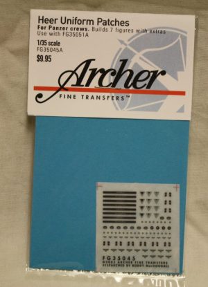 Heer uniform patches for panzer crews